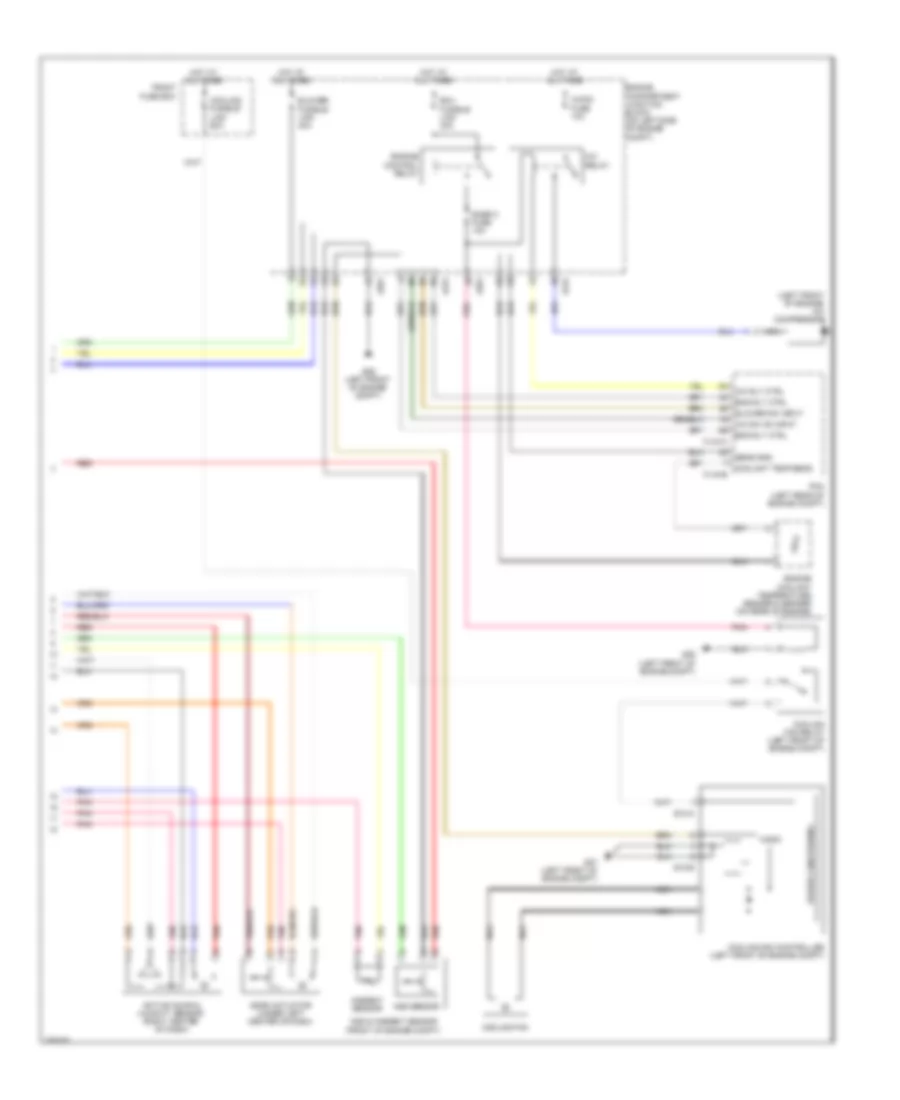 Automatic A C Wiring Diagram 2 of 2 for Hyundai Azera Limited 2008