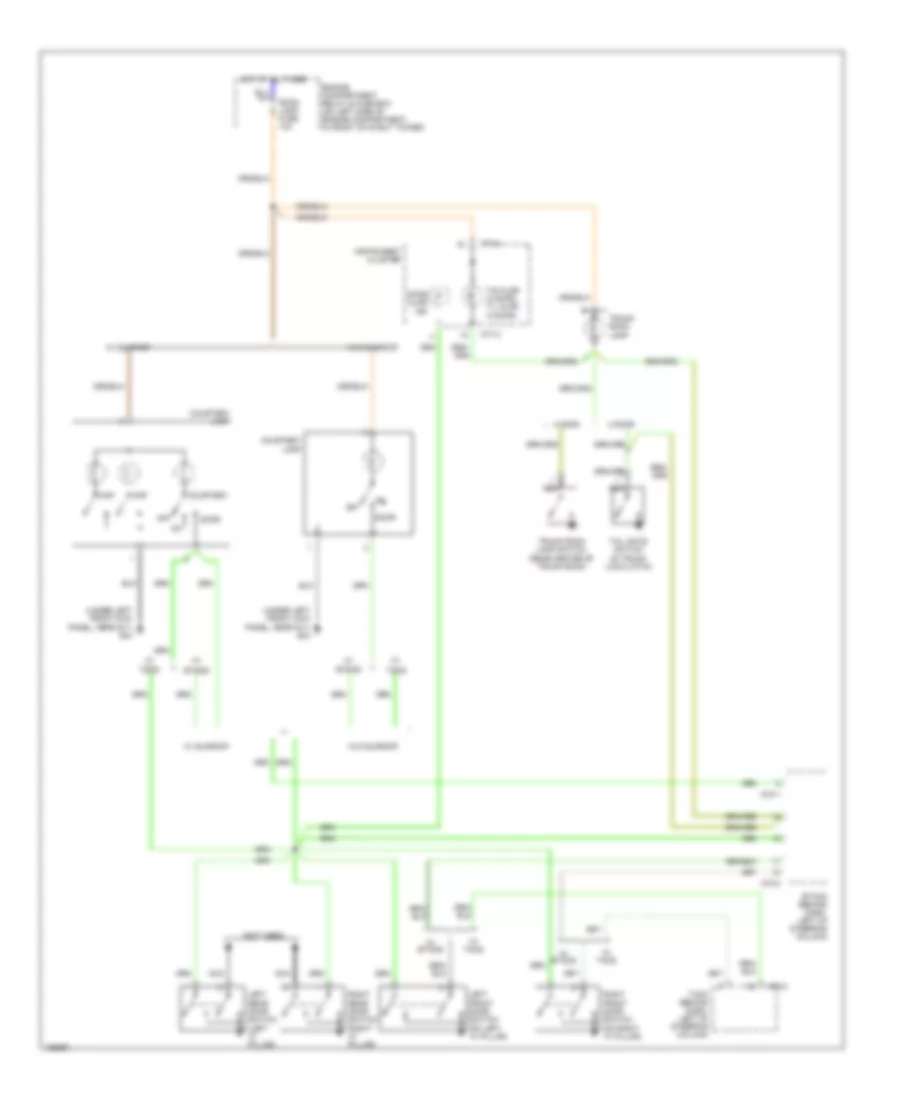 Courtesy Lamps Wiring Diagram for Hyundai Accent 2004