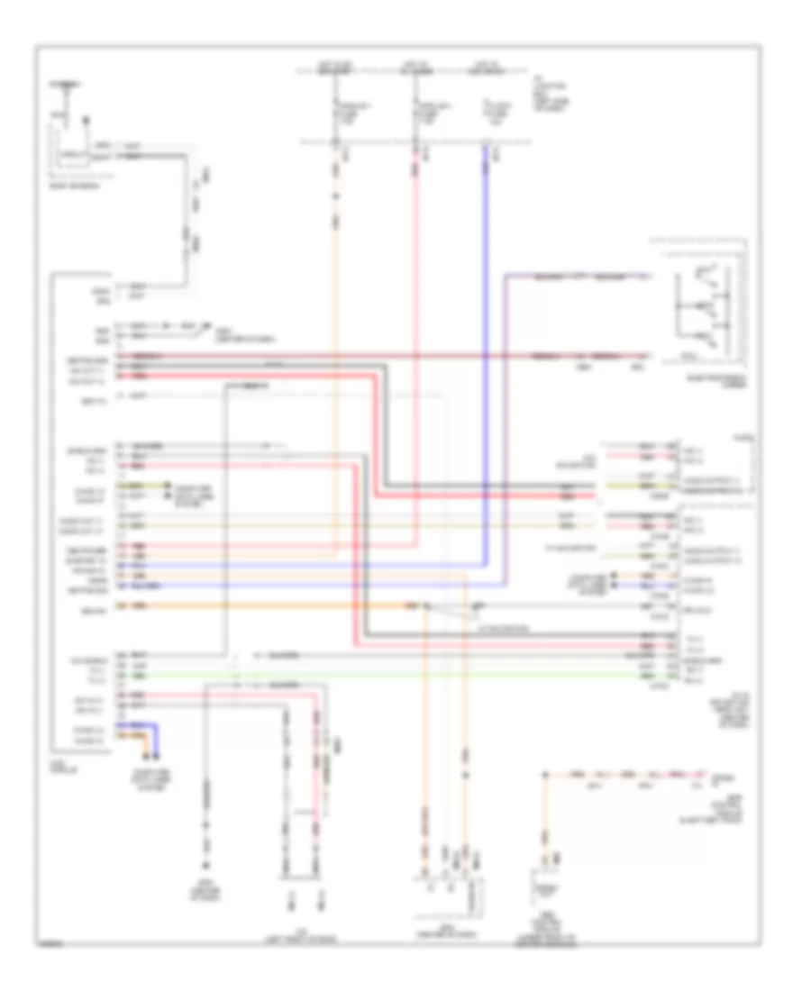 Mobile Telematic System Wiring Diagram, Hybrid for Hyundai Sonata Hybrid Limited 2013
