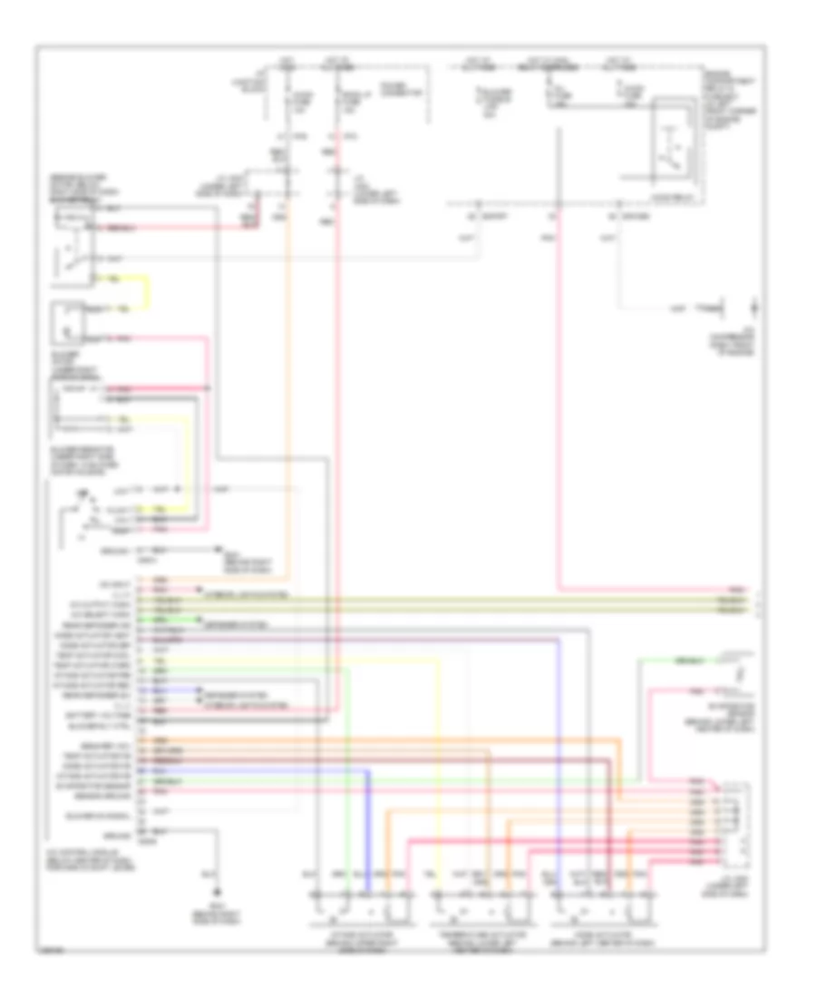 Manual A C Wiring Diagram 1 of 2 for Hyundai Elantra GLS 2008