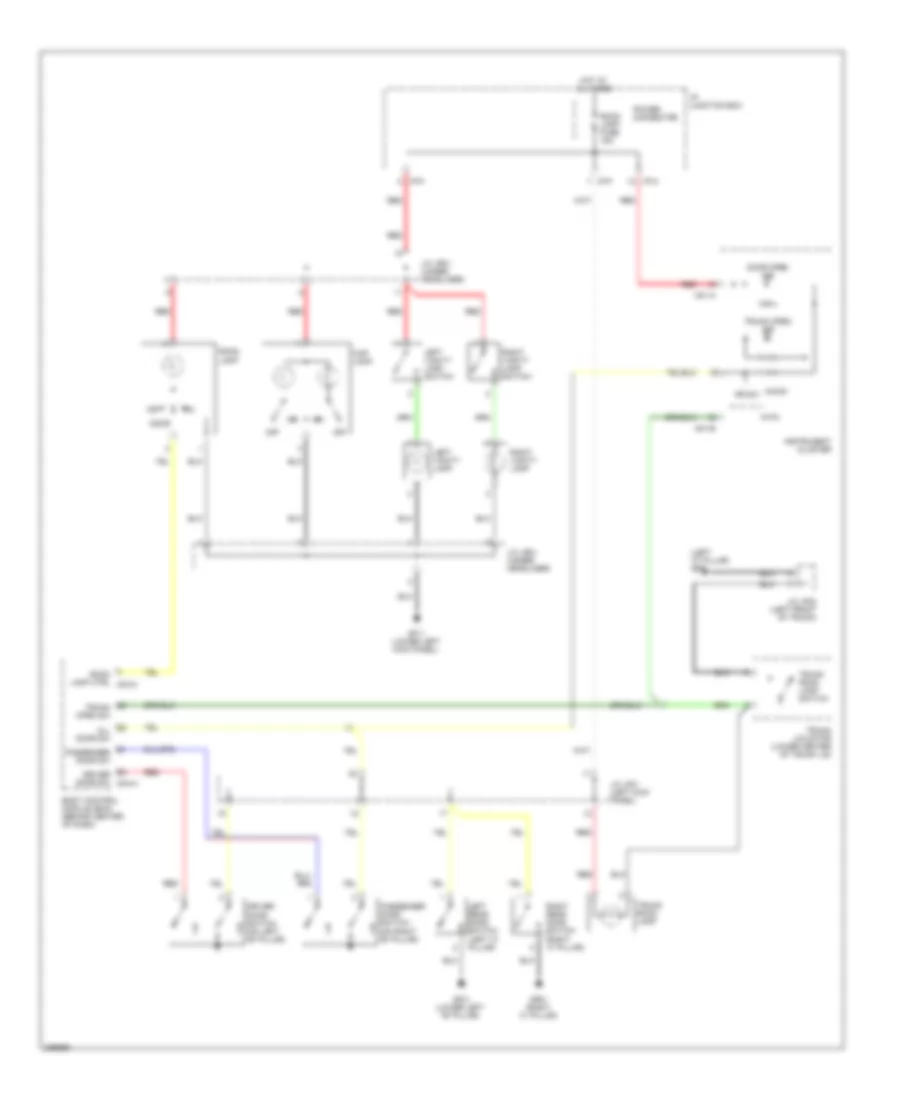 Courtesy Lamps Wiring Diagram for Hyundai Elantra GLS 2008