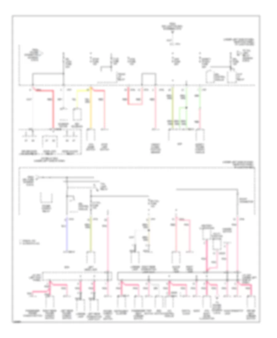 Power Distribution Wiring Diagram 6 of 6 for Hyundai Elantra GLS 2008
