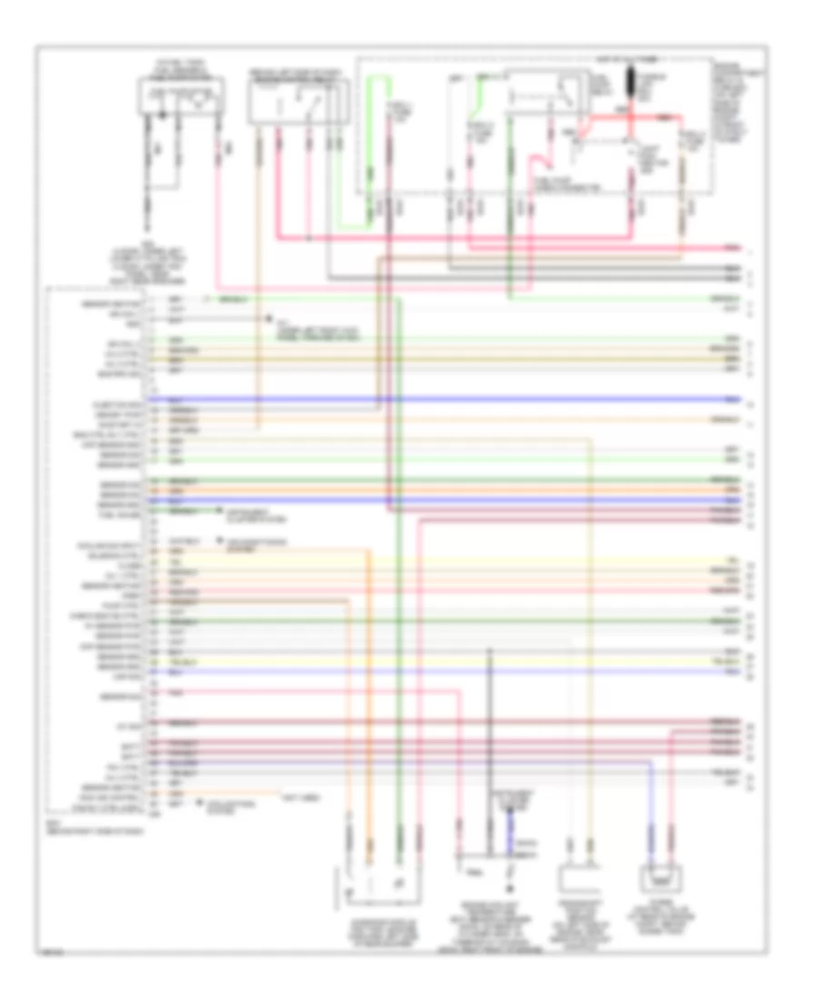 1.6L, Engine Performance Wiring Diagram (1 of 4) for Hyundai Accent GL 2004