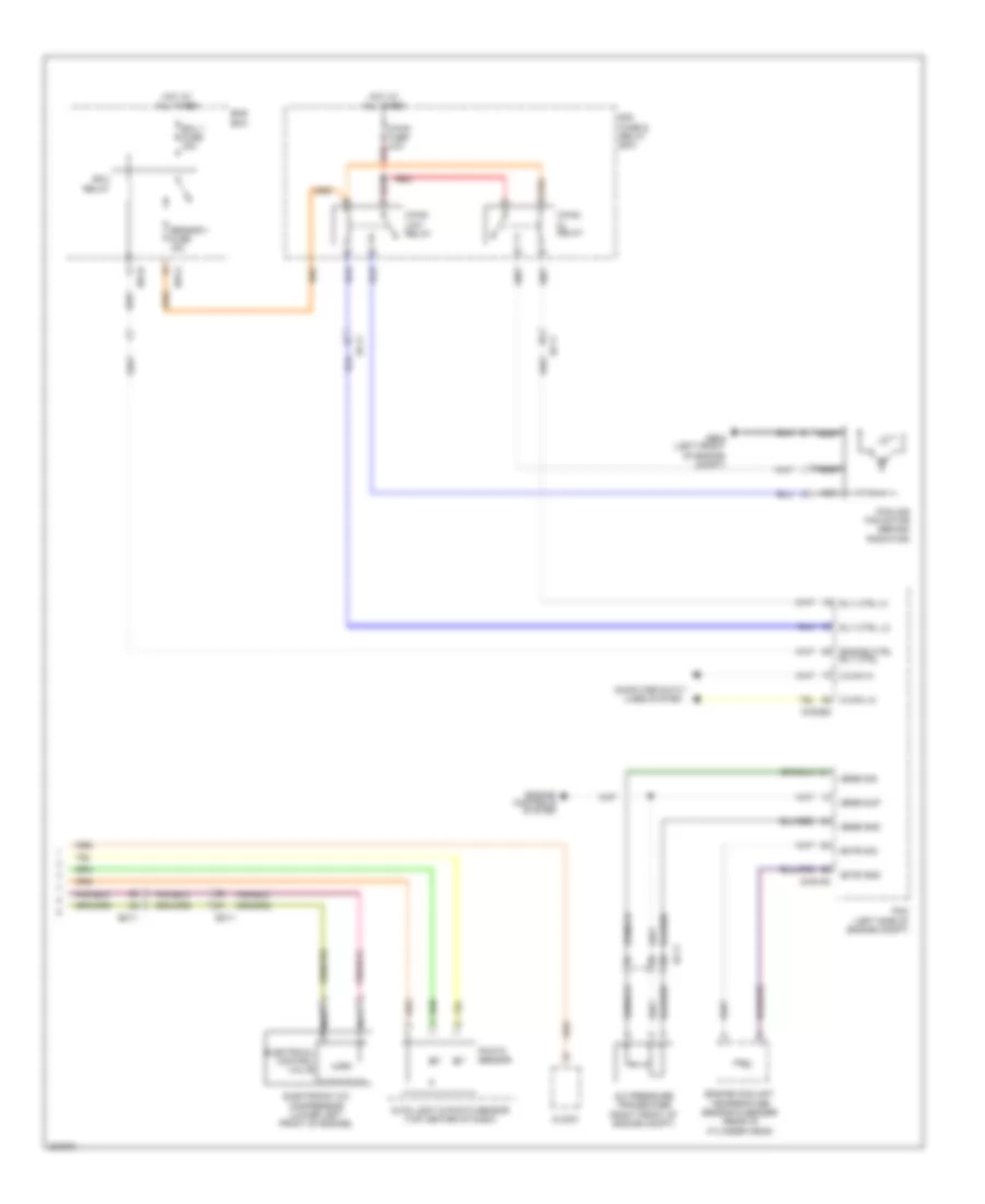 2 4L Automatic A C Wiring Diagram Except Hybrid 2 of 2 for Hyundai Sonata Limited 2013