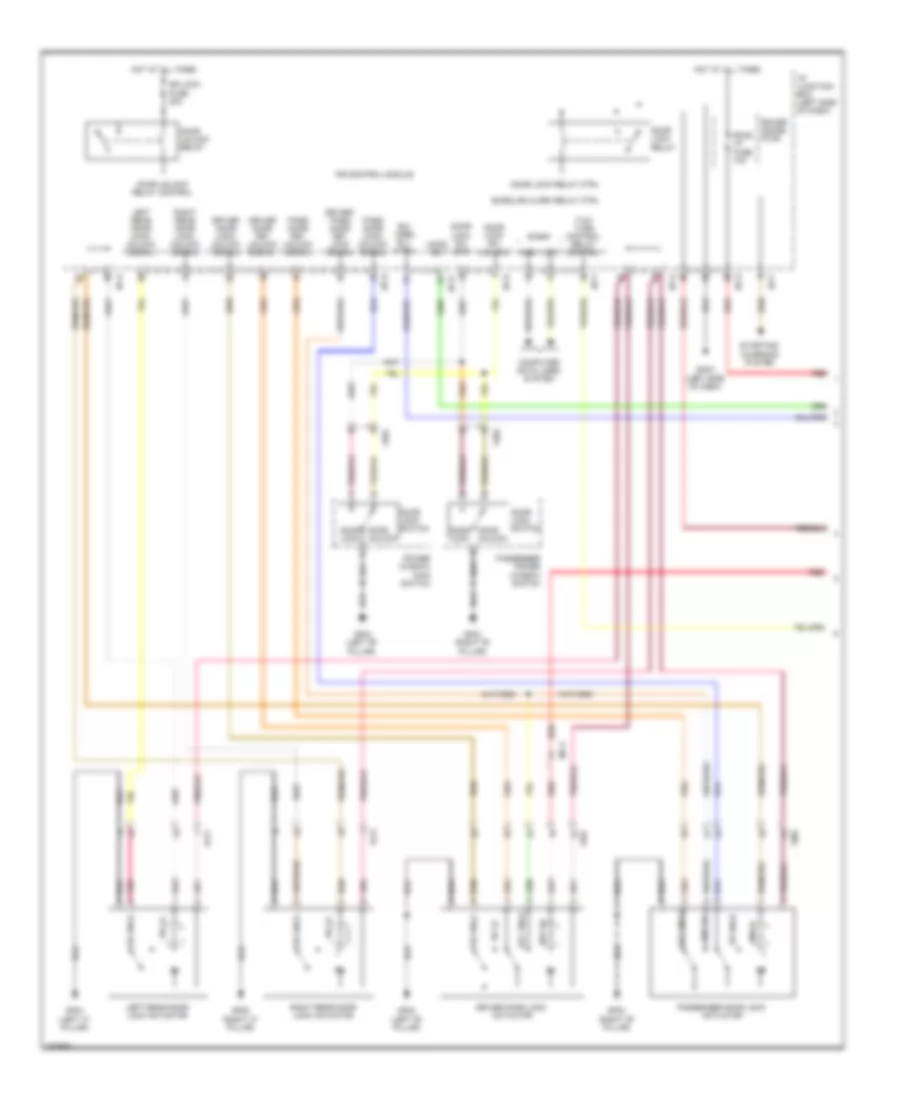 Forced Entry Wiring Diagram Except Hybrid 1 of 2 for Hyundai Sonata Limited 2013