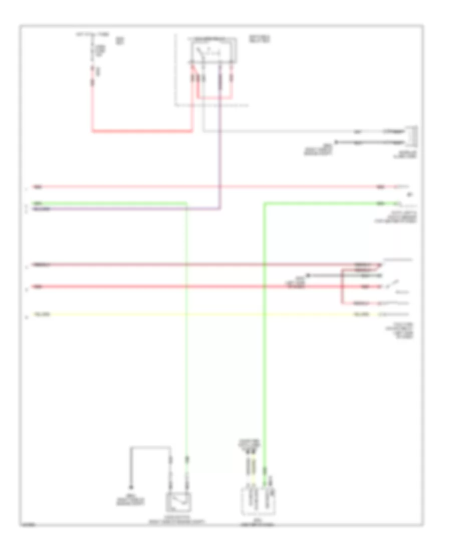 Forced Entry Wiring Diagram Except Hybrid 2 of 2 for Hyundai Sonata Limited 2013