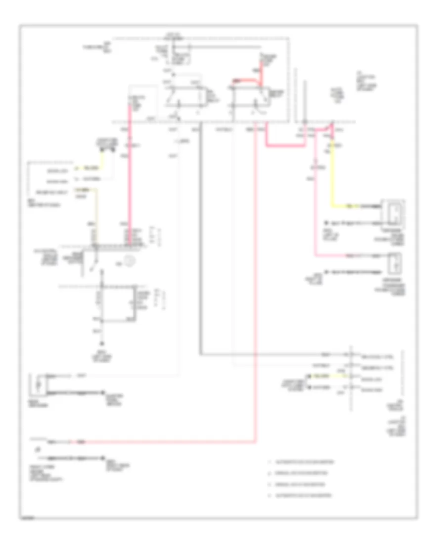 Defoggers Wiring Diagram Except Hybrid for Hyundai Sonata Limited 2013