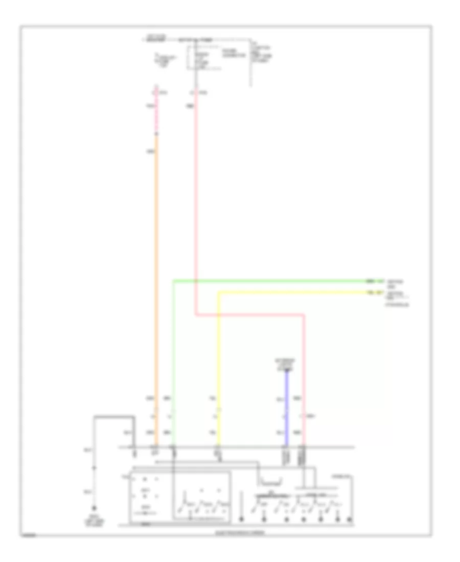 Electrochromic Mirror Wiring Diagram Except Hybrid with TMU  Home Link for Hyundai Sonata Limited 2013