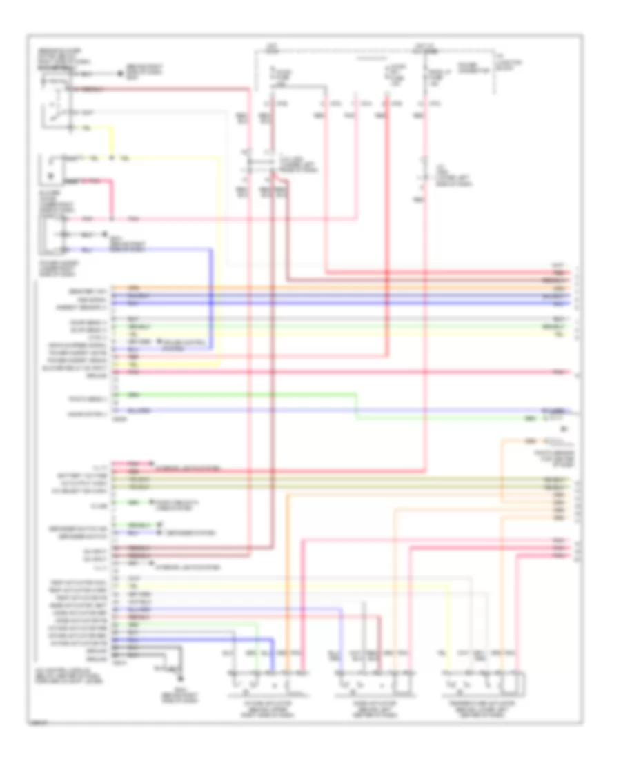 Automatic A C Wiring Diagram 1 of 2 for Hyundai Elantra SE 2008