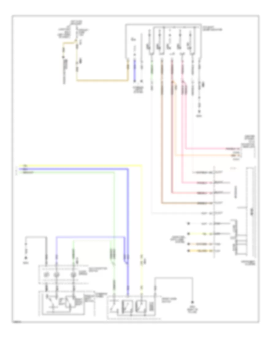 Transmission Wiring Diagram Except Hybrid 2 of 2 for Hyundai Sonata SE 2013