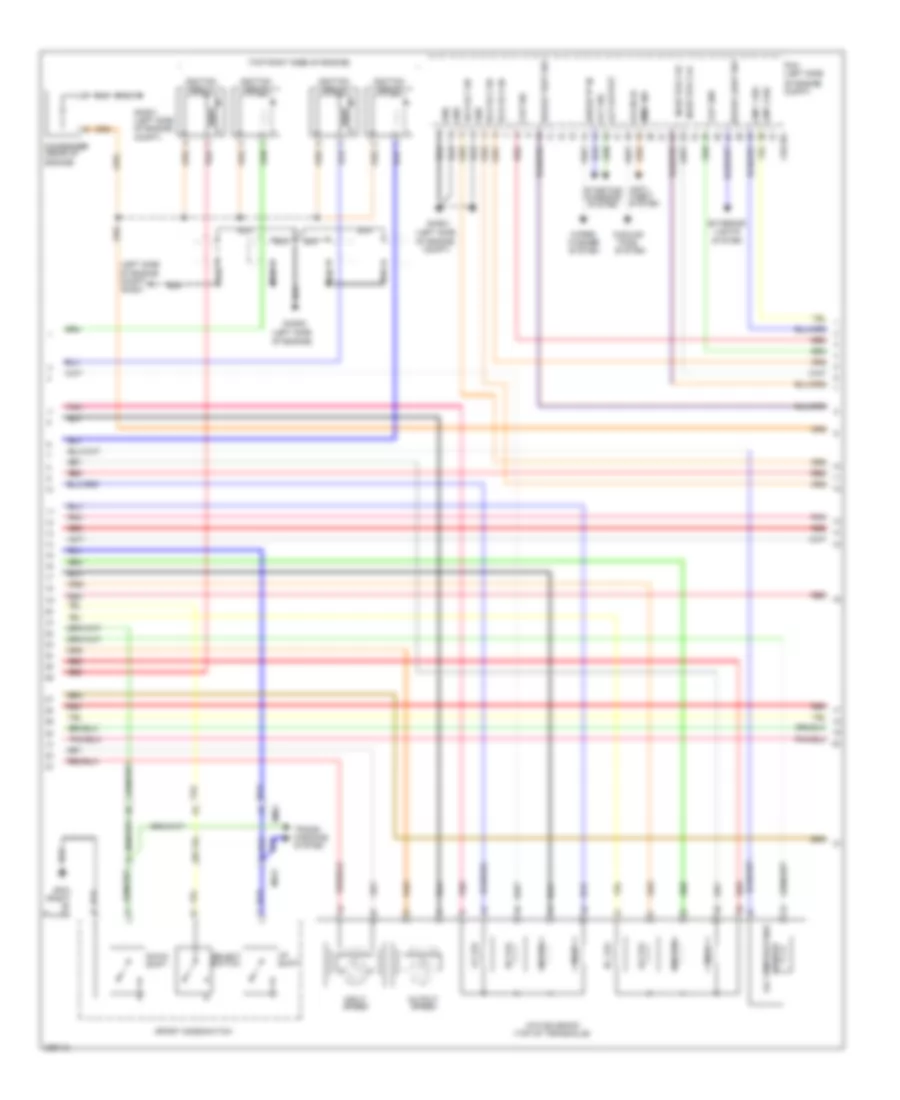 2.4L, Engine Performance Wiring Diagram (3 of 5) for Hyundai Sonata SE 2013