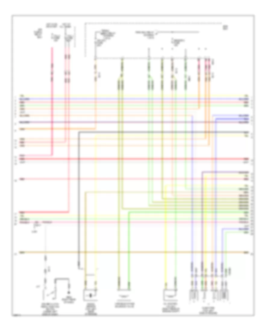 2.4L, Engine Performance Wiring Diagram (4 of 5) for Hyundai Sonata SE 2013