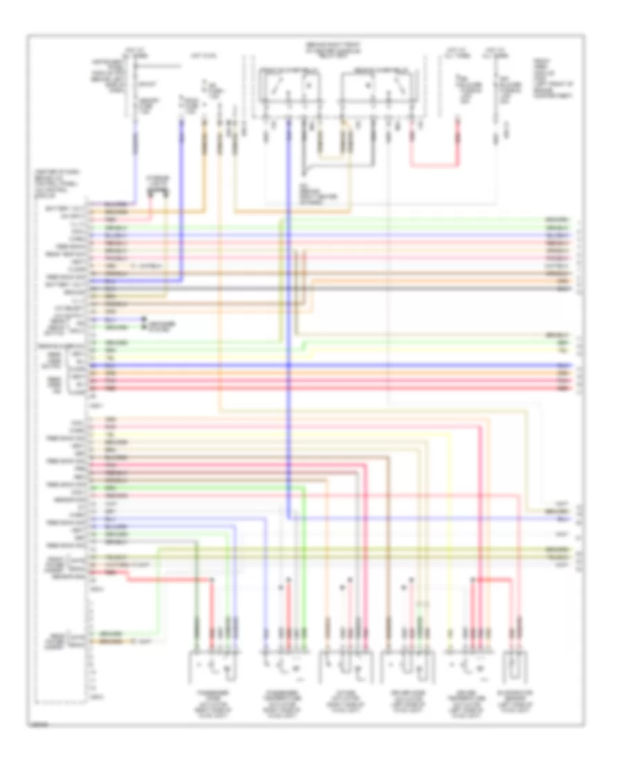 Automatic A C Wiring Diagram 1 of 3 for Hyundai Entourage GLS 2008