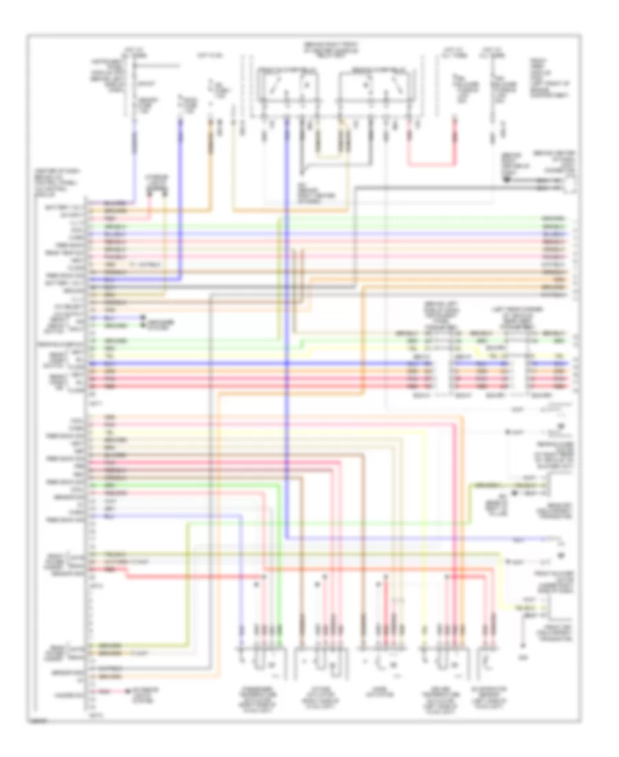 Manual A C Wiring Diagram 1 of 2 for Hyundai Entourage GLS 2008