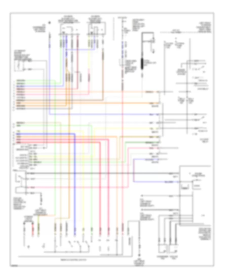 Manual A C Wiring Diagram 2 of 2 for Hyundai Entourage GLS 2008