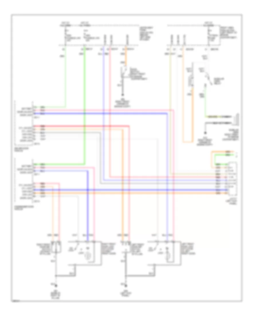 Forced Entry Wiring Diagram 1 of 2 for Hyundai Entourage GLS 2008