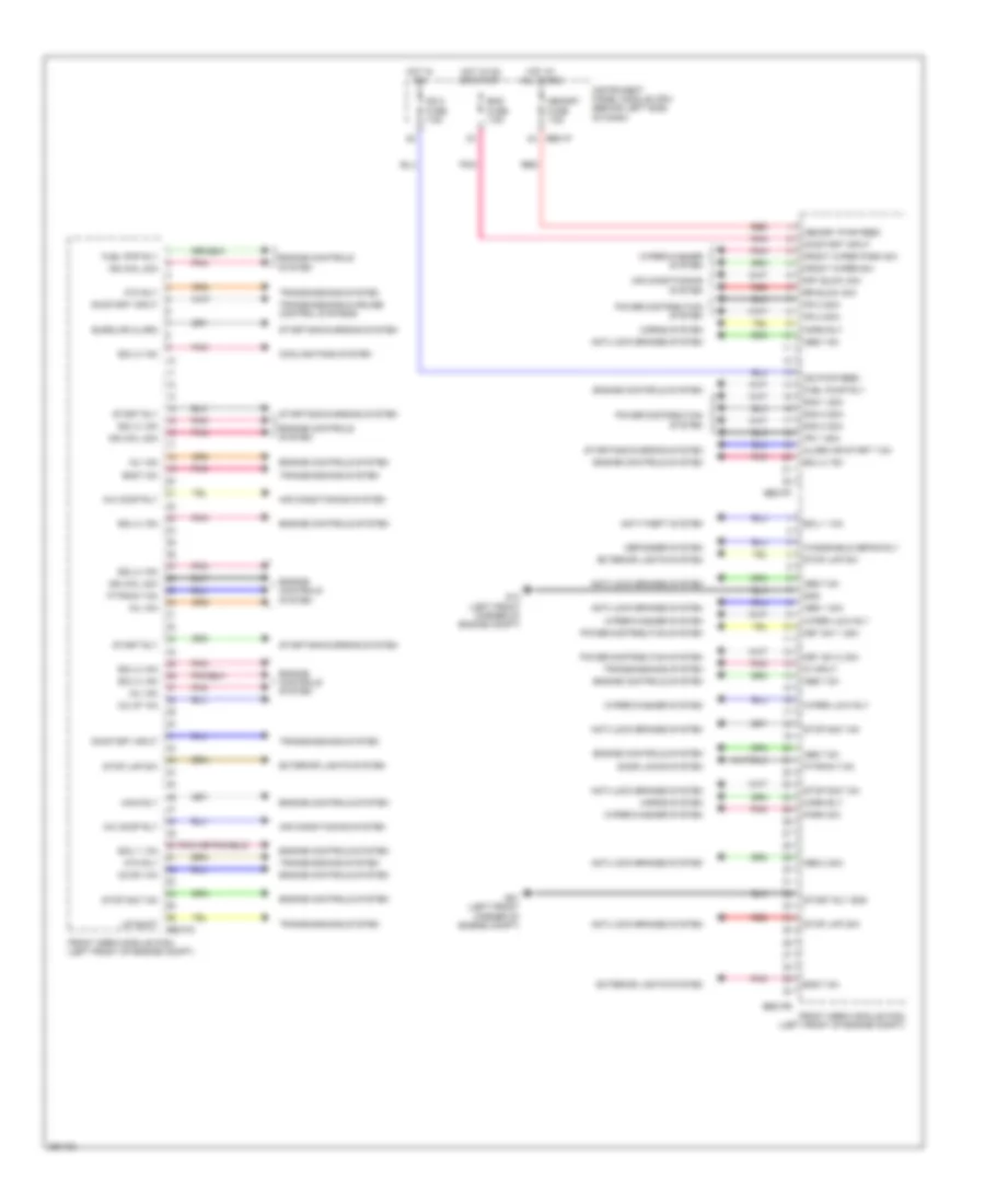 Front Area Module Wiring Diagram 1 of 2 for Hyundai Entourage GLS 2008