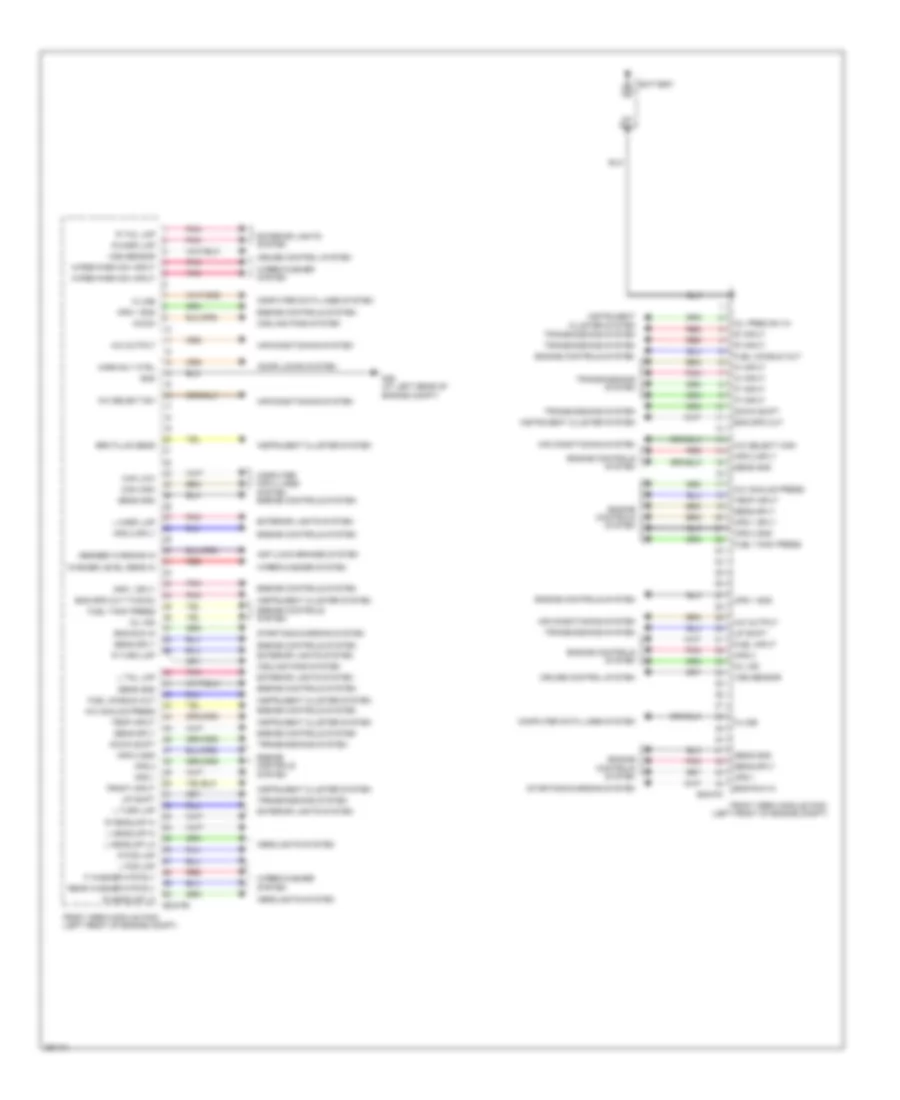 Front Area Module Wiring Diagram 2 of 2 for Hyundai Entourage GLS 2008