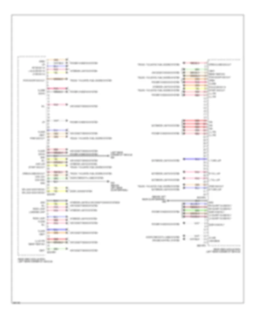 Rear Area Module Wiring Diagram 2 of 2 for Hyundai Entourage GLS 2008