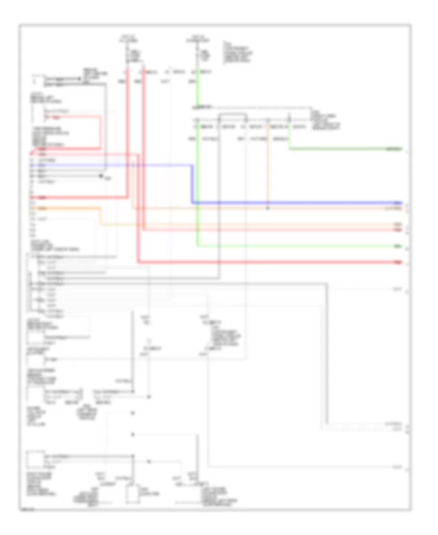 Computer Data Lines Wiring Diagram 1 of 2 for Hyundai Entourage GLS 2008