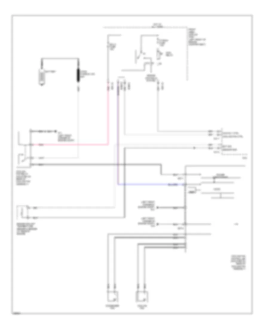 Cooling Fan Wiring Diagram for Hyundai Entourage GLS 2008