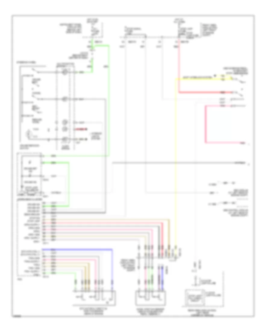 Cruise Control Wiring Diagram 1 of 2 for Hyundai Entourage GLS 2008