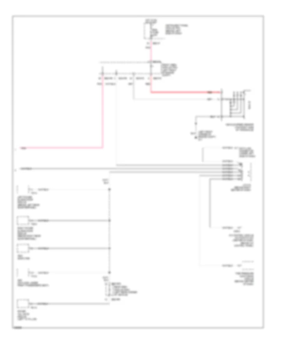 Cruise Control Wiring Diagram 2 of 2 for Hyundai Entourage GLS 2008