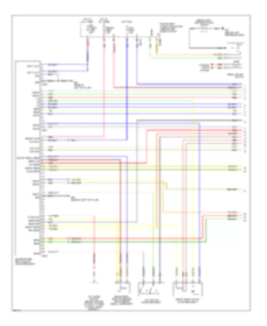 Driver s Memory Seat Wiring Diagram 1 of 2 for Hyundai Entourage GLS 2008