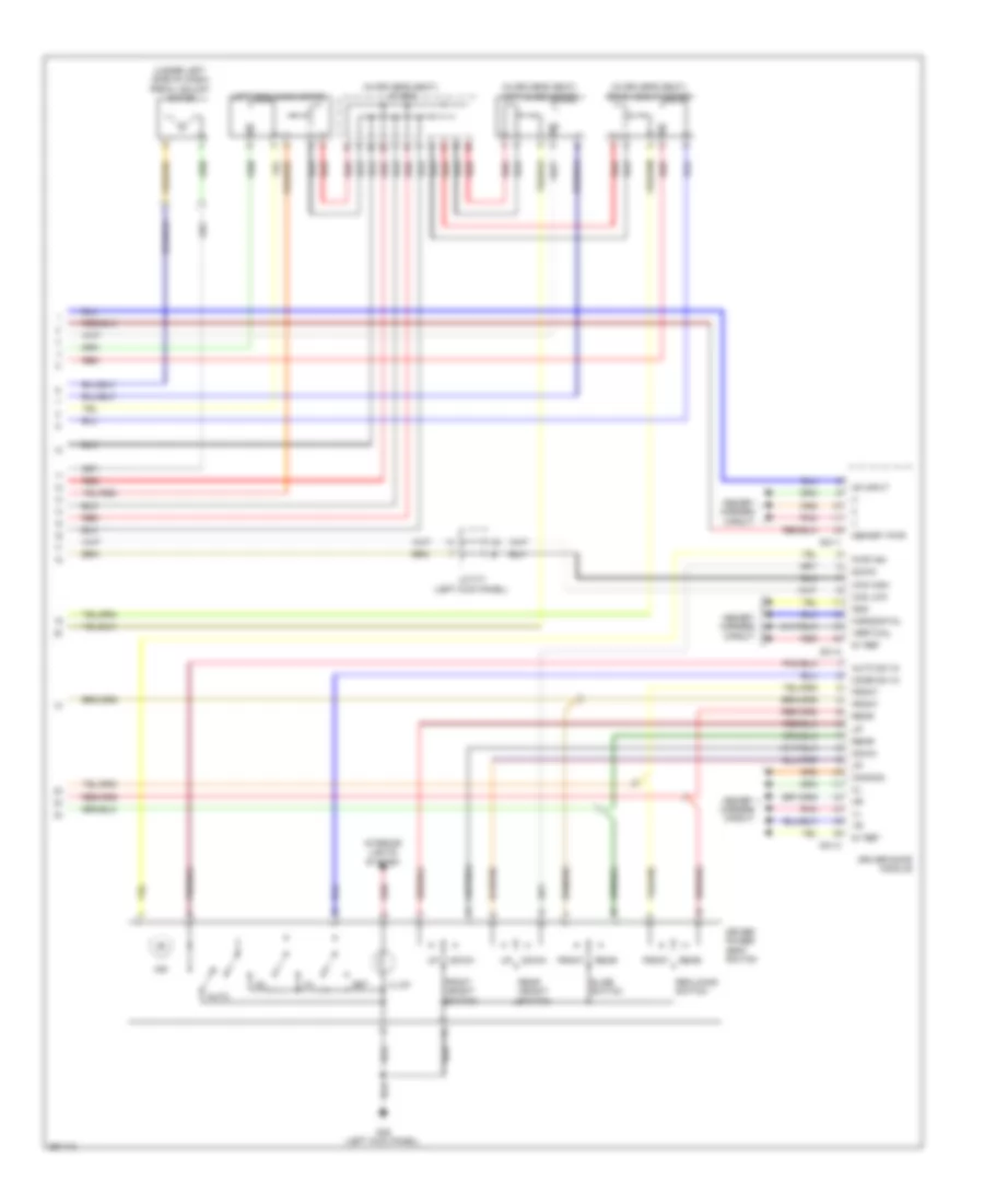 Driver s Memory Seat Wiring Diagram 2 of 2 for Hyundai Entourage GLS 2008