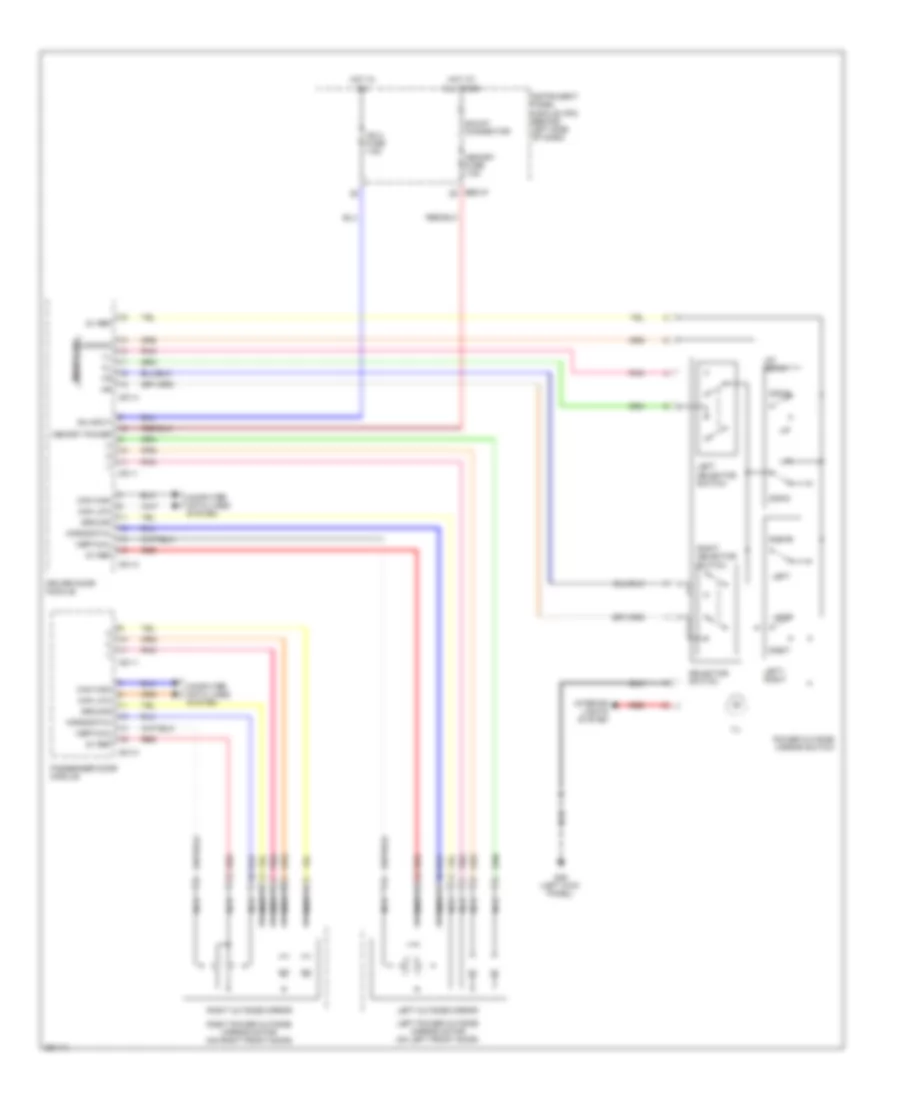 Memory Mirrors Wiring Diagram for Hyundai Entourage GLS 2008