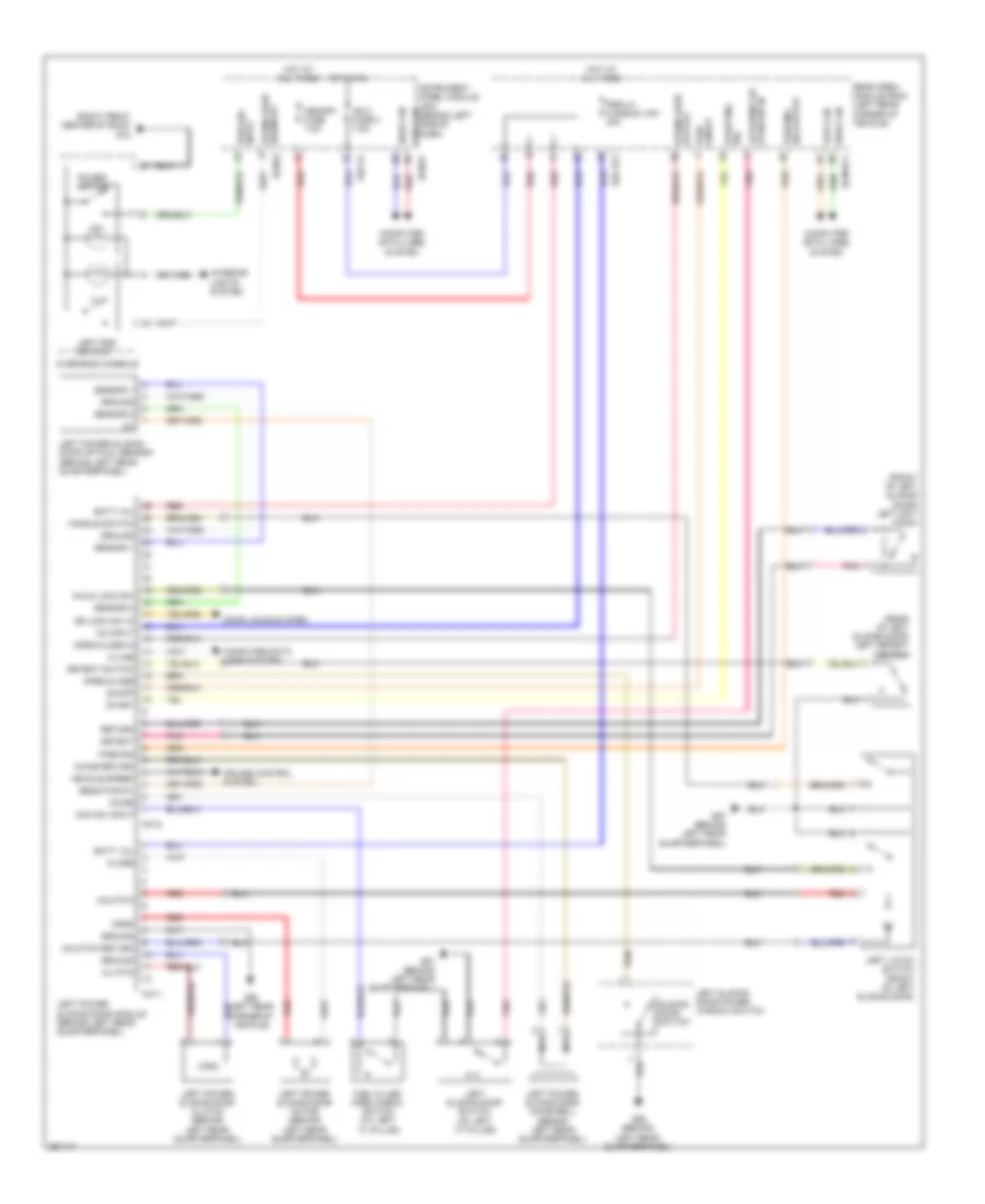 Driver Side Power Sliding Door Wiring Diagram for Hyundai Entourage GLS 2008