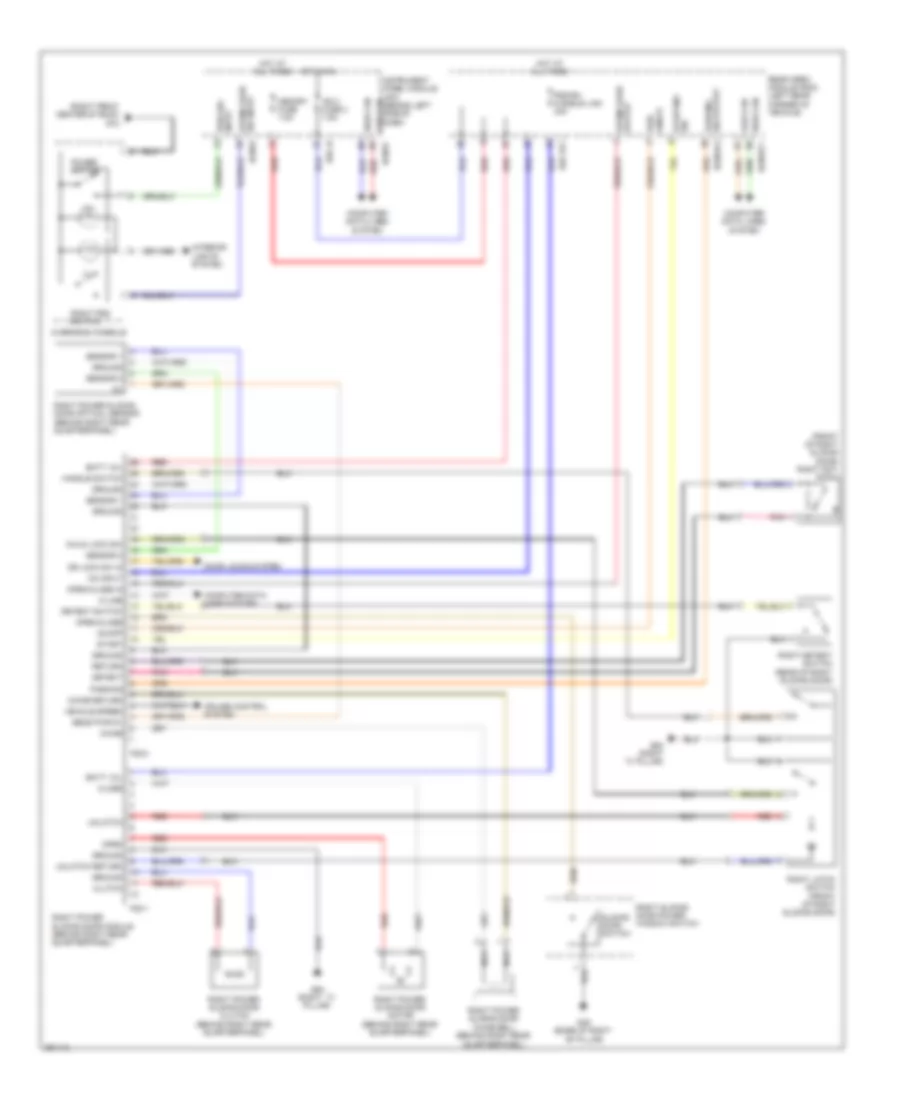 Passenger Side Power Sliding Door Wiring Diagram for Hyundai Entourage GLS 2008