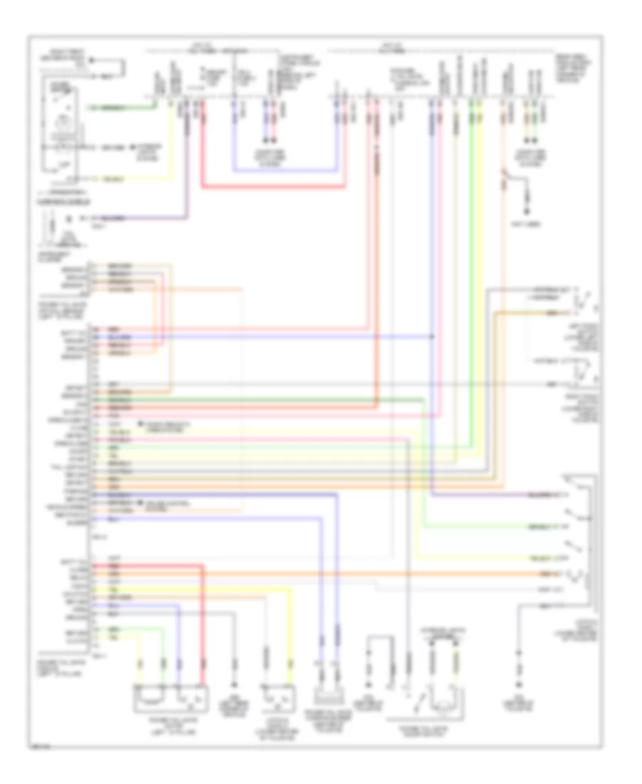 Power Tailgate Wiring Diagram for Hyundai Entourage GLS 2008