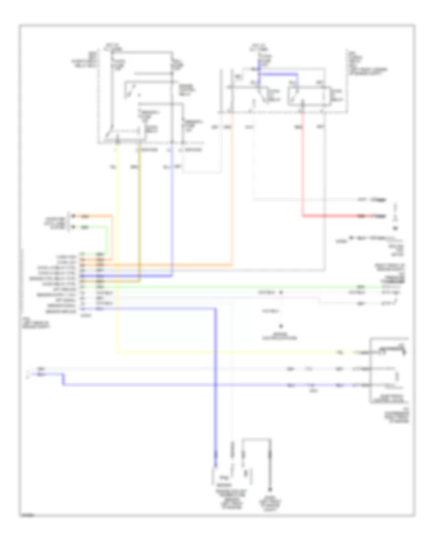 Manual A C Wiring Diagram 2 of 2 for Hyundai Tucson GL 2013