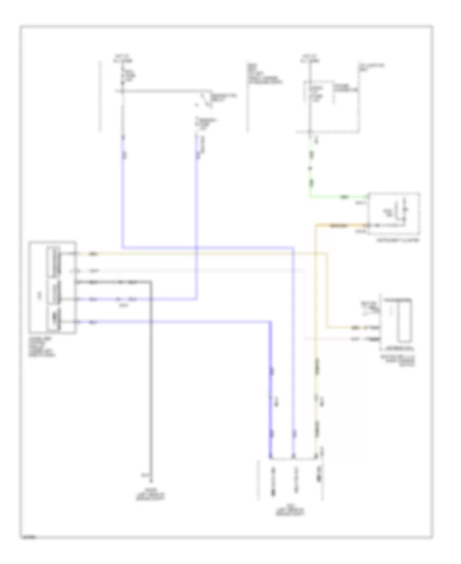 Immobilizer Wiring Diagram for Hyundai Tucson GL 2013