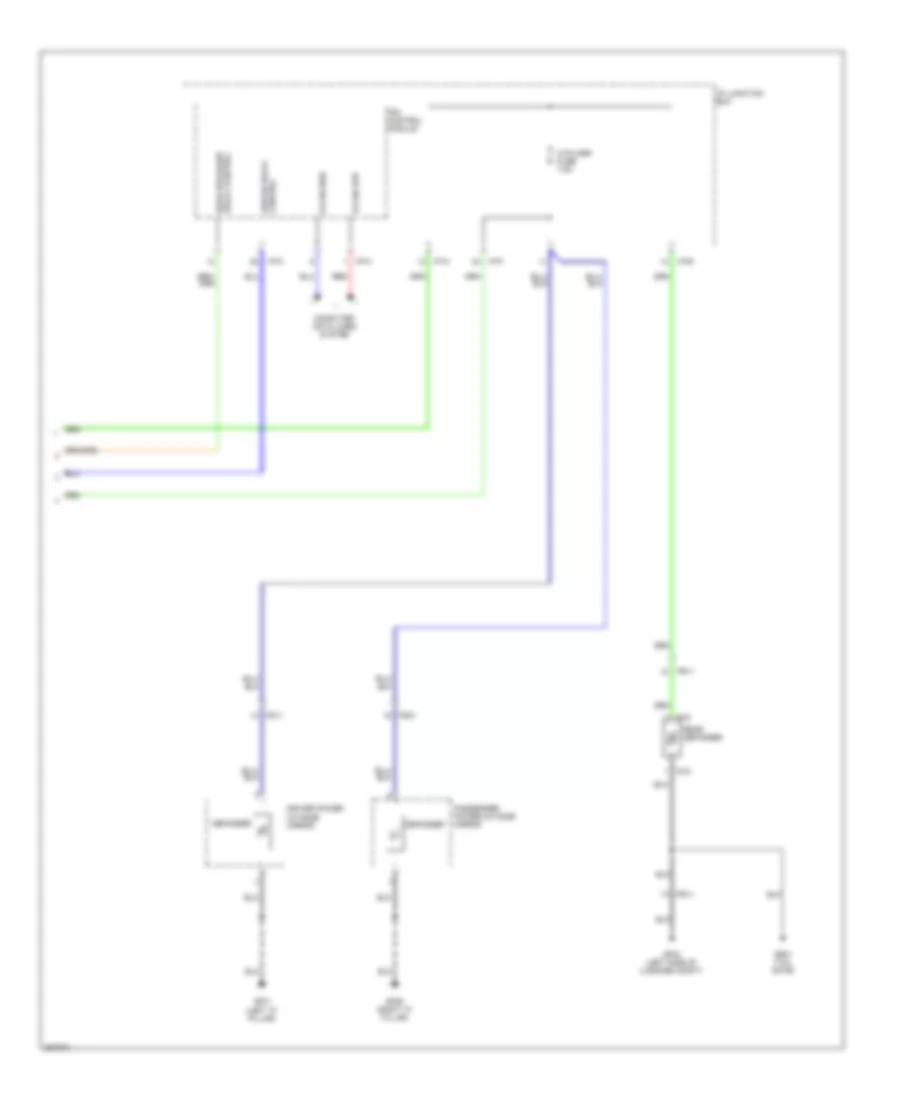 Defoggers Wiring Diagram (2 of 2) for Hyundai Tucson GL 2013