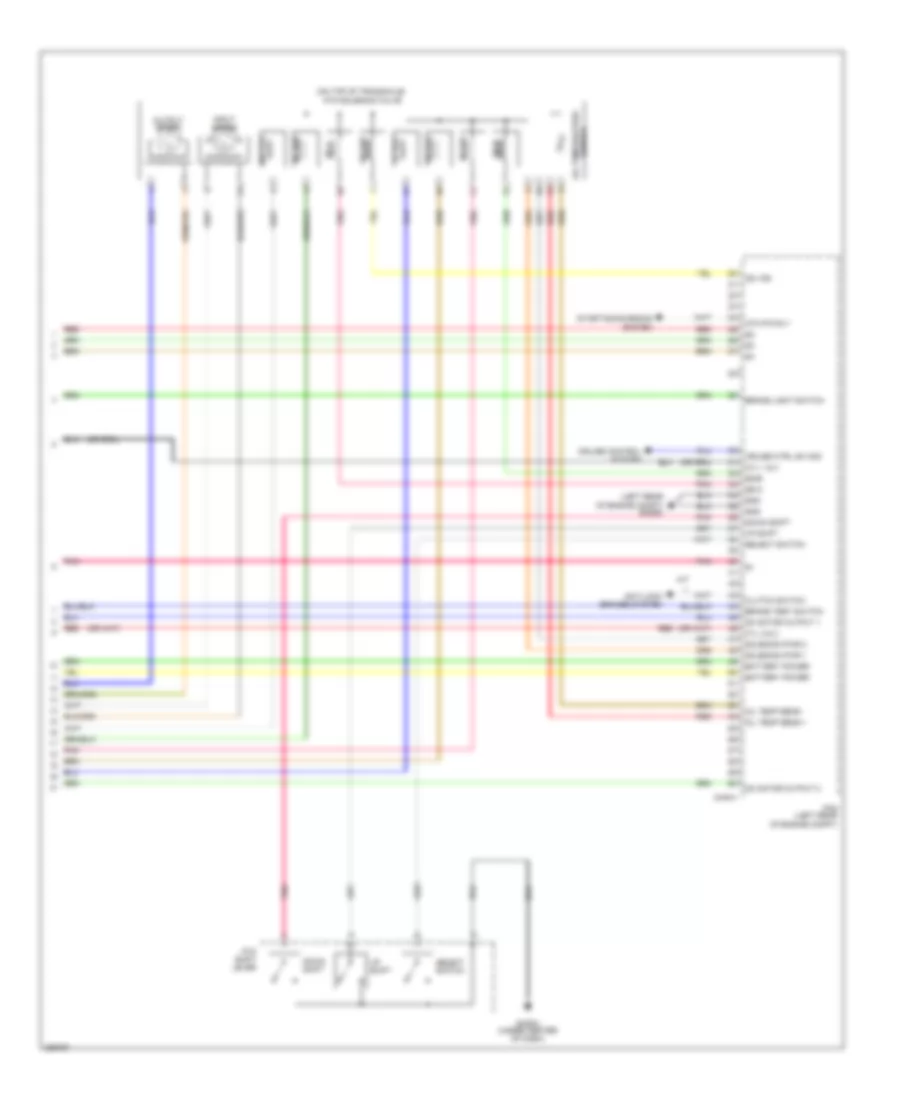 2.0L, Engine Performance Wiring Diagram (5 of 5) for Hyundai Tucson GL 2013