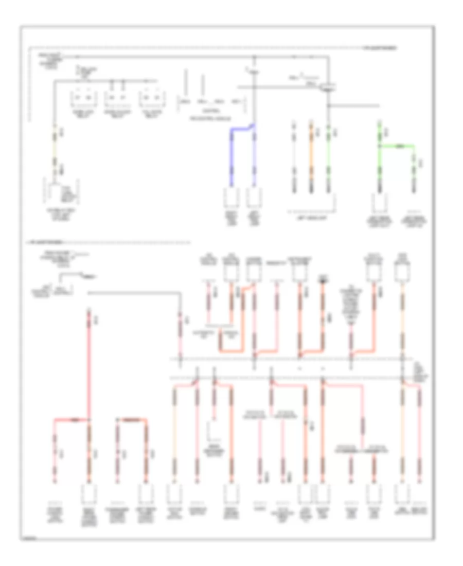 Power Distribution Wiring Diagram 4 of 5 for Hyundai Tucson GL 2013