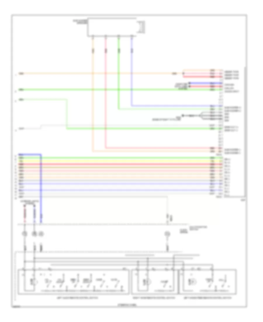 Radio Wiring Diagram, with Amplifier (2 of 2) for Hyundai Tucson GL 2013