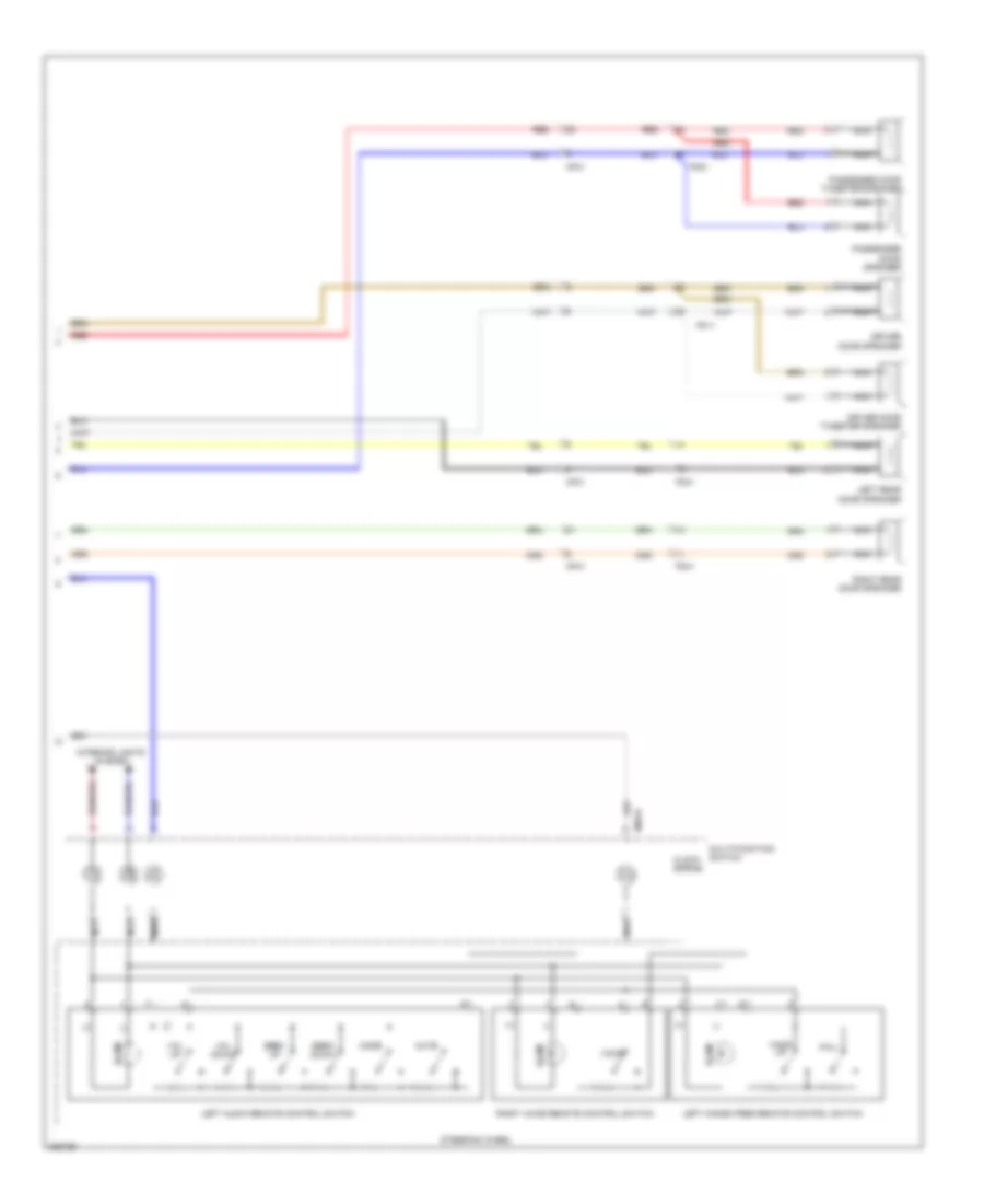 Radio Wiring Diagram, without Amplifier (2 of 2) for Hyundai Tucson GL 2013