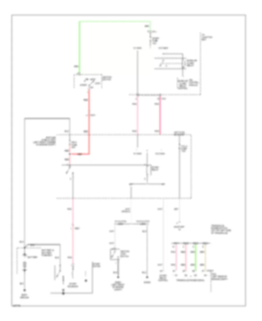 Starting Wiring Diagram for Hyundai Tucson GL 2013