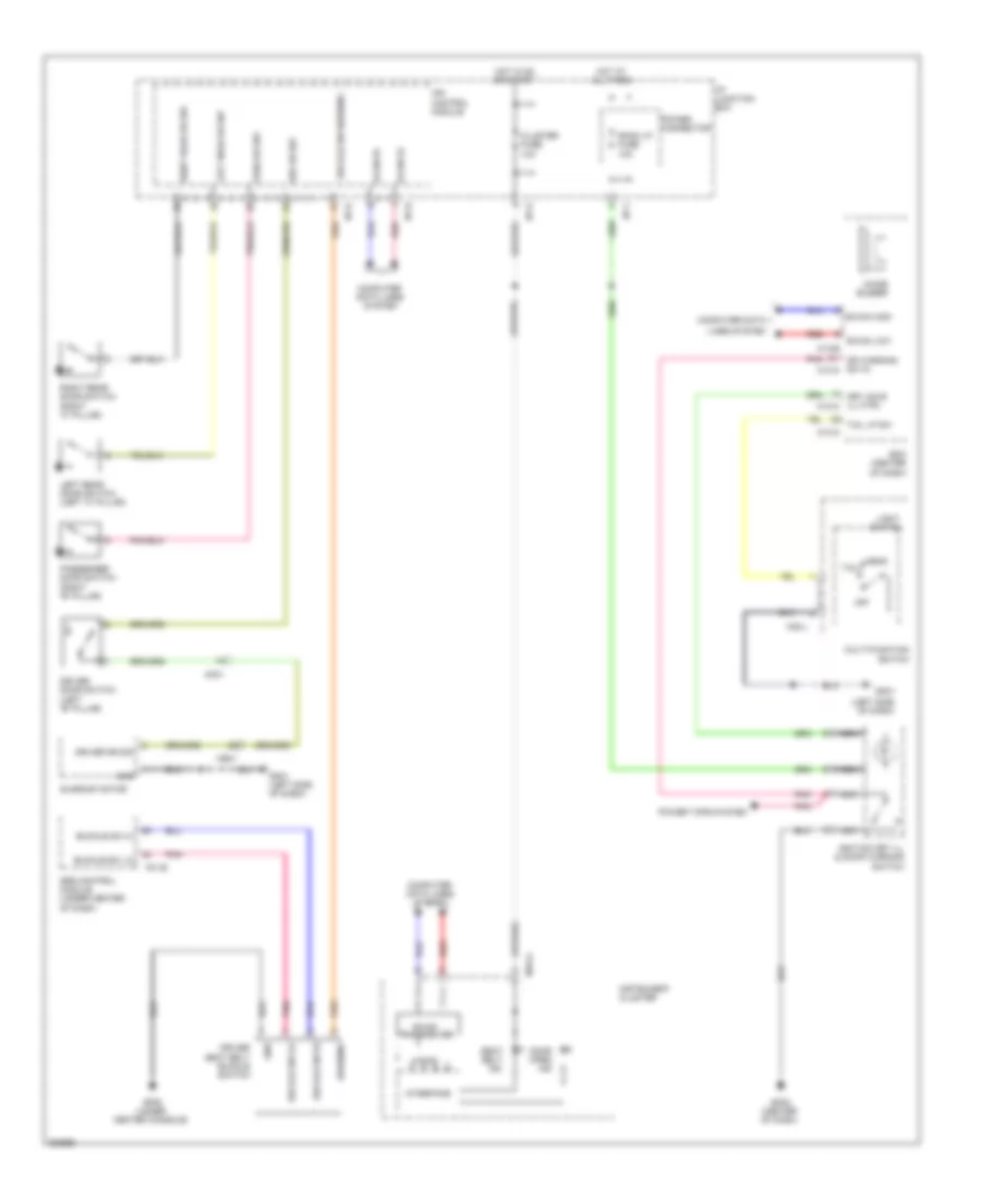 Chime Wiring Diagram for Hyundai Tucson GL 2013