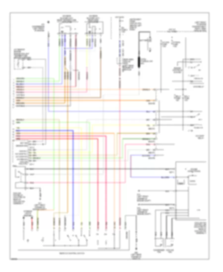Manual A C Wiring Diagram 2 of 2 for Hyundai Entourage Limited 2008