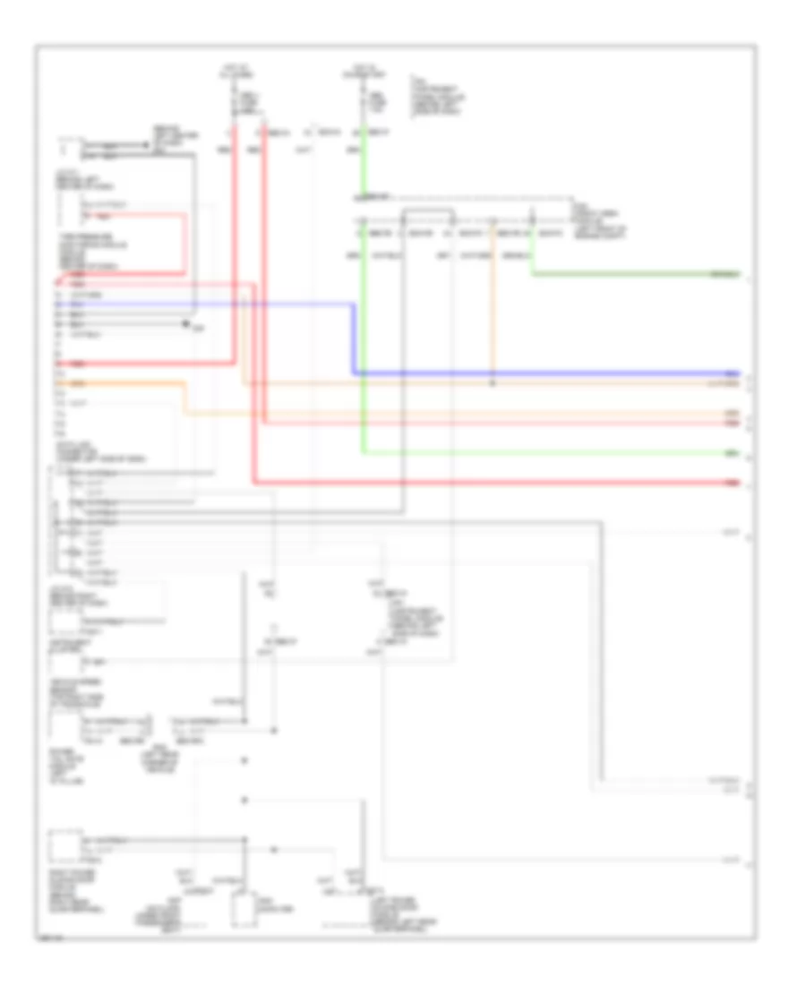 Computer Data Lines Wiring Diagram 1 of 2 for Hyundai Entourage Limited 2008