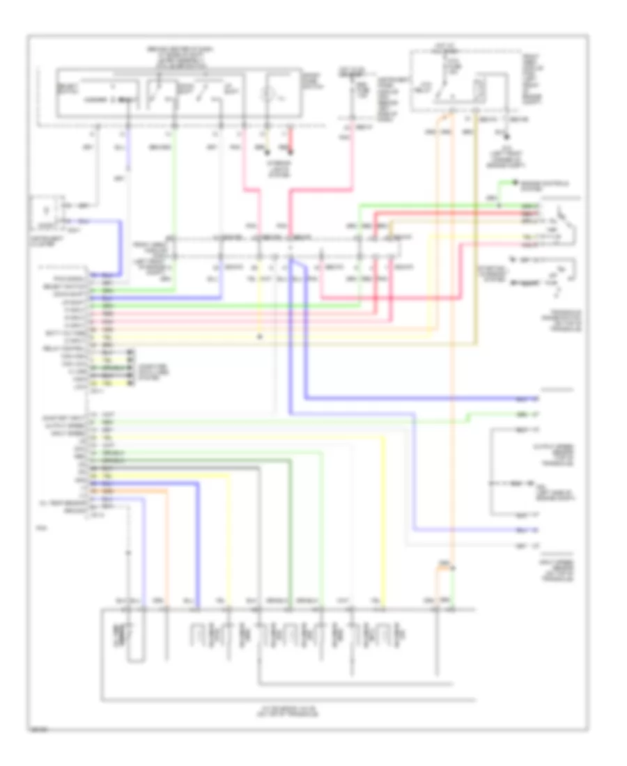 Transmission Wiring Diagram for Hyundai Entourage Limited 2008