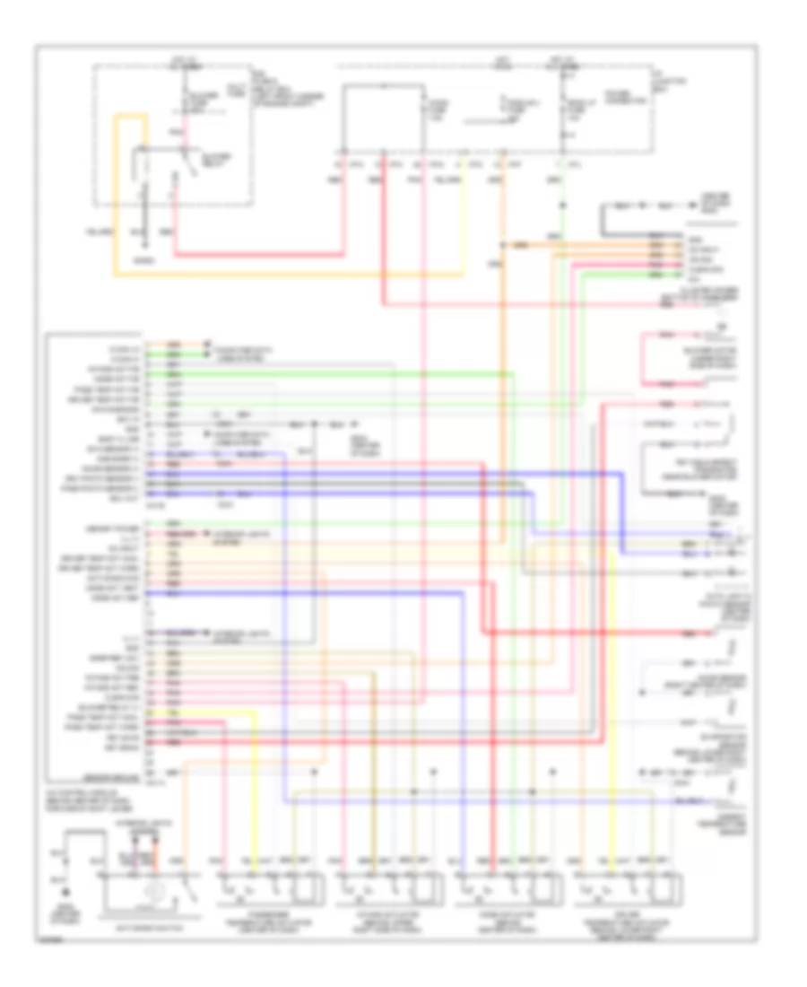 Automatic A C Wiring Diagram 1 of 2 for Hyundai Tucson GLS 2013
