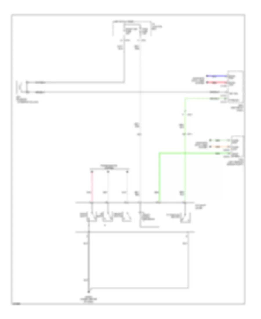 Shift Interlock Wiring Diagram for Hyundai Tucson GLS 2013