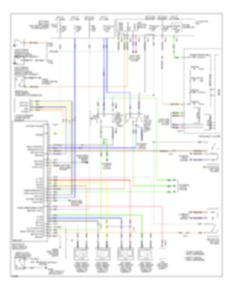 Antilock Brakes Wiring Diagram for Hyundai Tucson Limited 2013