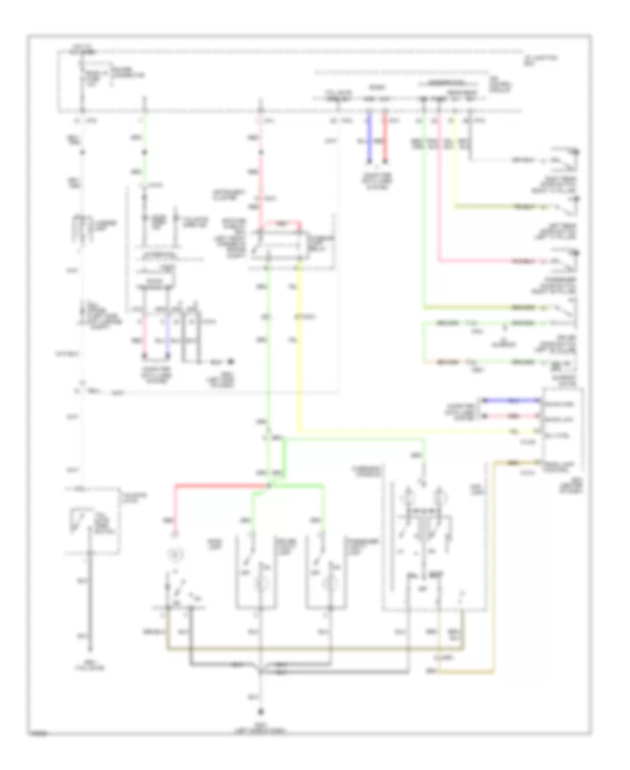 Courtesy Lamps Wiring Diagram for Hyundai Tucson Limited 2013