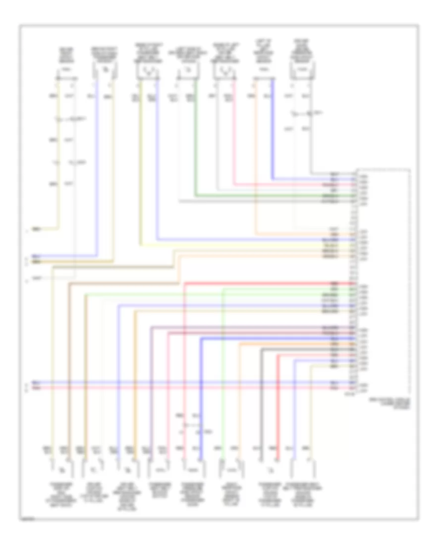 Supplemental Restraints Wiring Diagram 2 of 2 for Hyundai Tucson Limited 2013